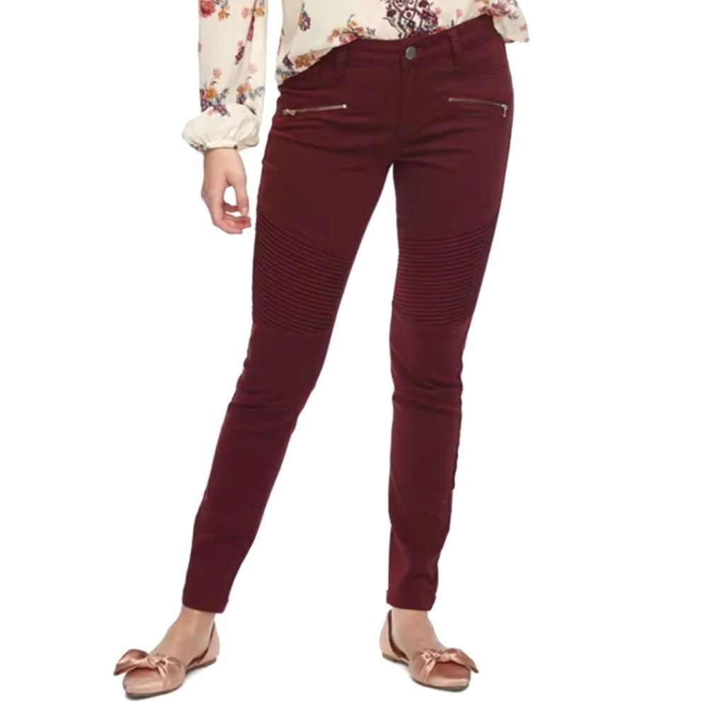 Tinsletown Red Moto Skinny Pant - 5
